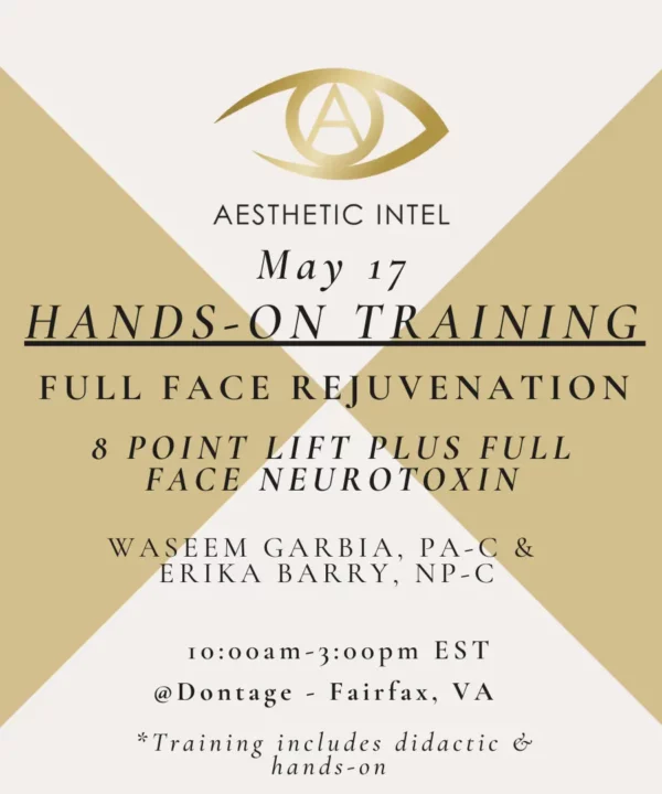 Saturday May 17, 2025 – Full Face Rejuvenation/8 Point Lift